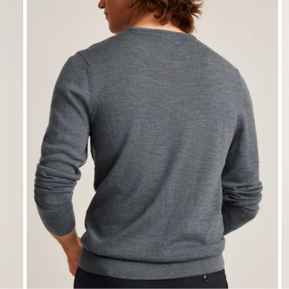 Bonobos Men's Standard Fit Merino Wool V-neck Sweater - Picture 3 of 11